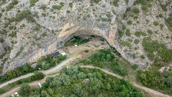 Panoràmica de la Cova Gran