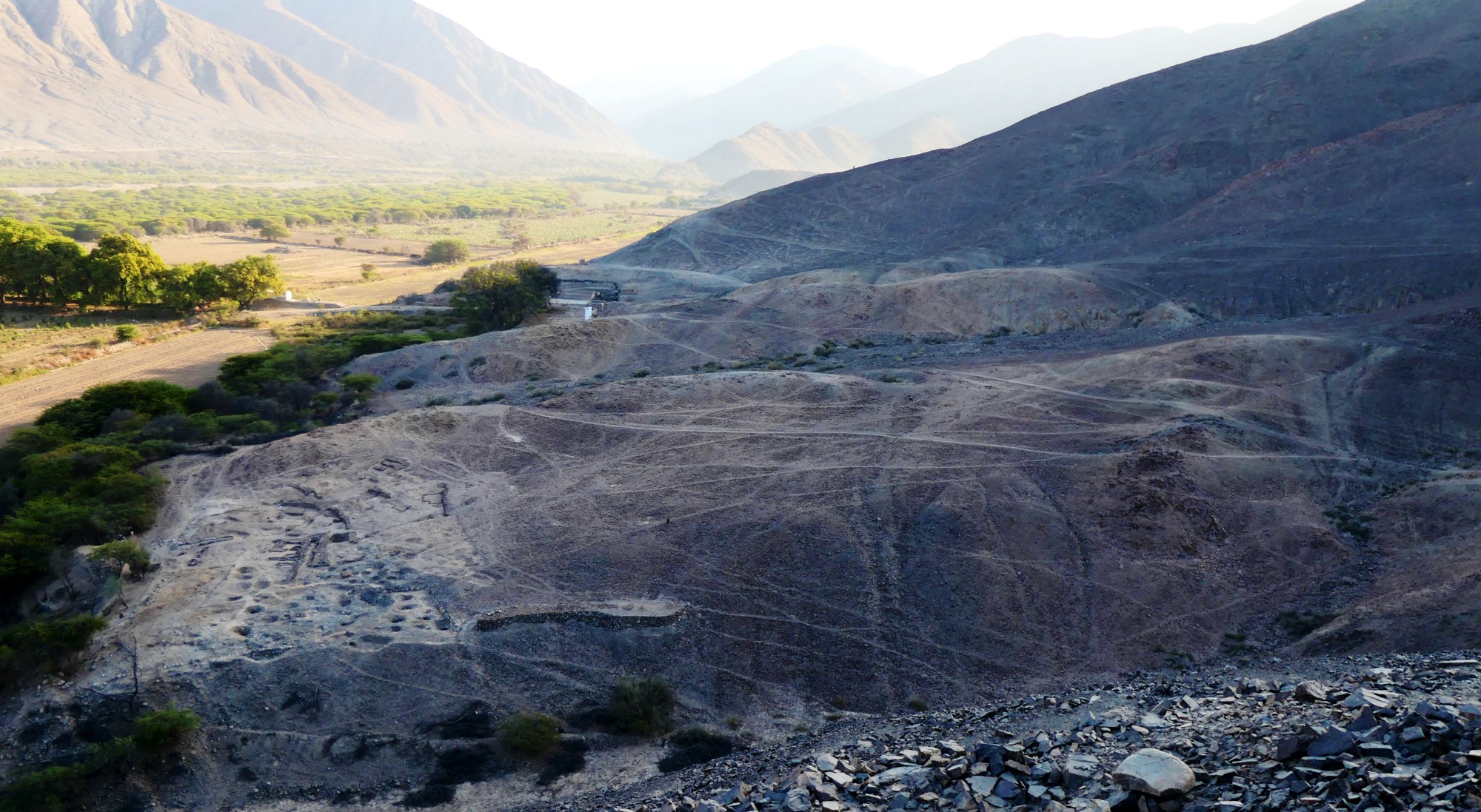 Panoràmica de l'excavació