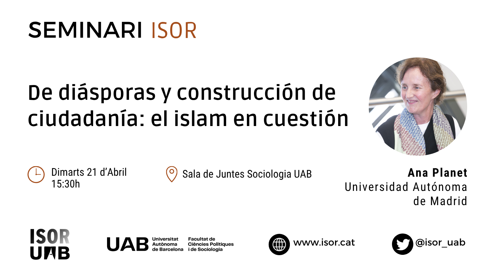 ISOR Seminar - Ana Planet