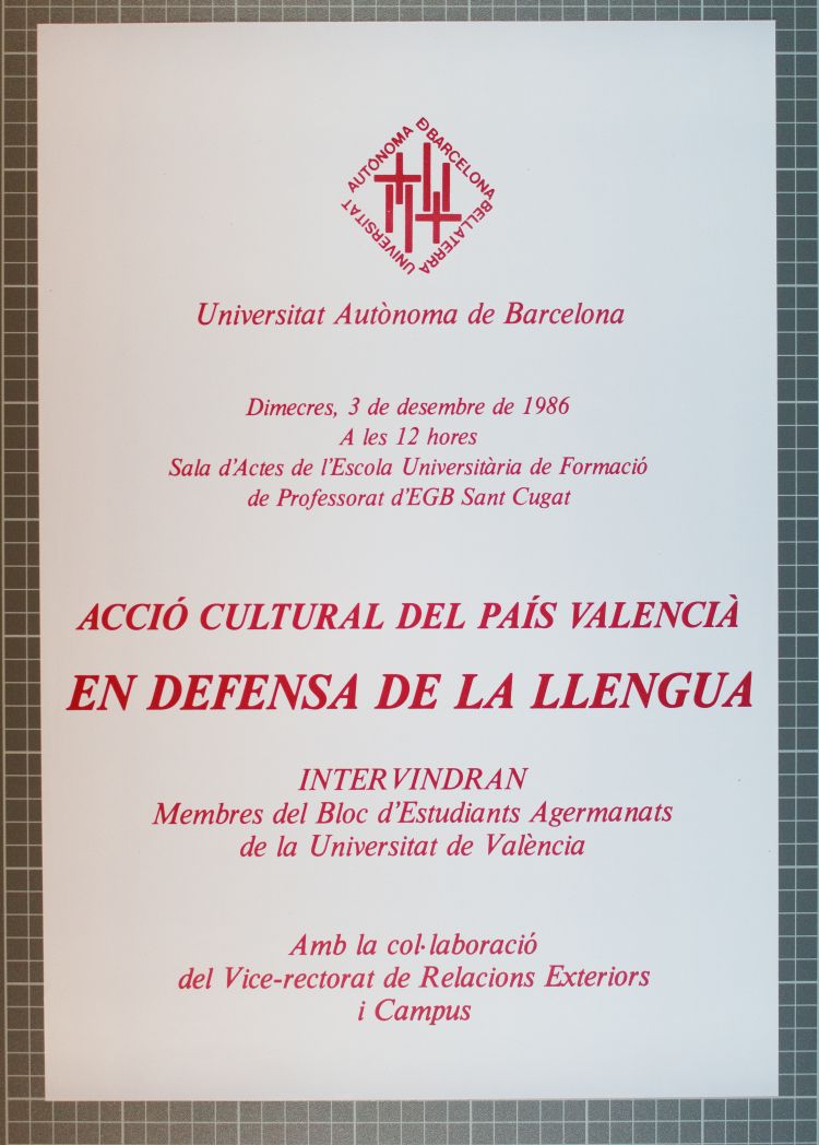 Amplía la imagen Acción cultural del país valenciano en defensa de la lengua