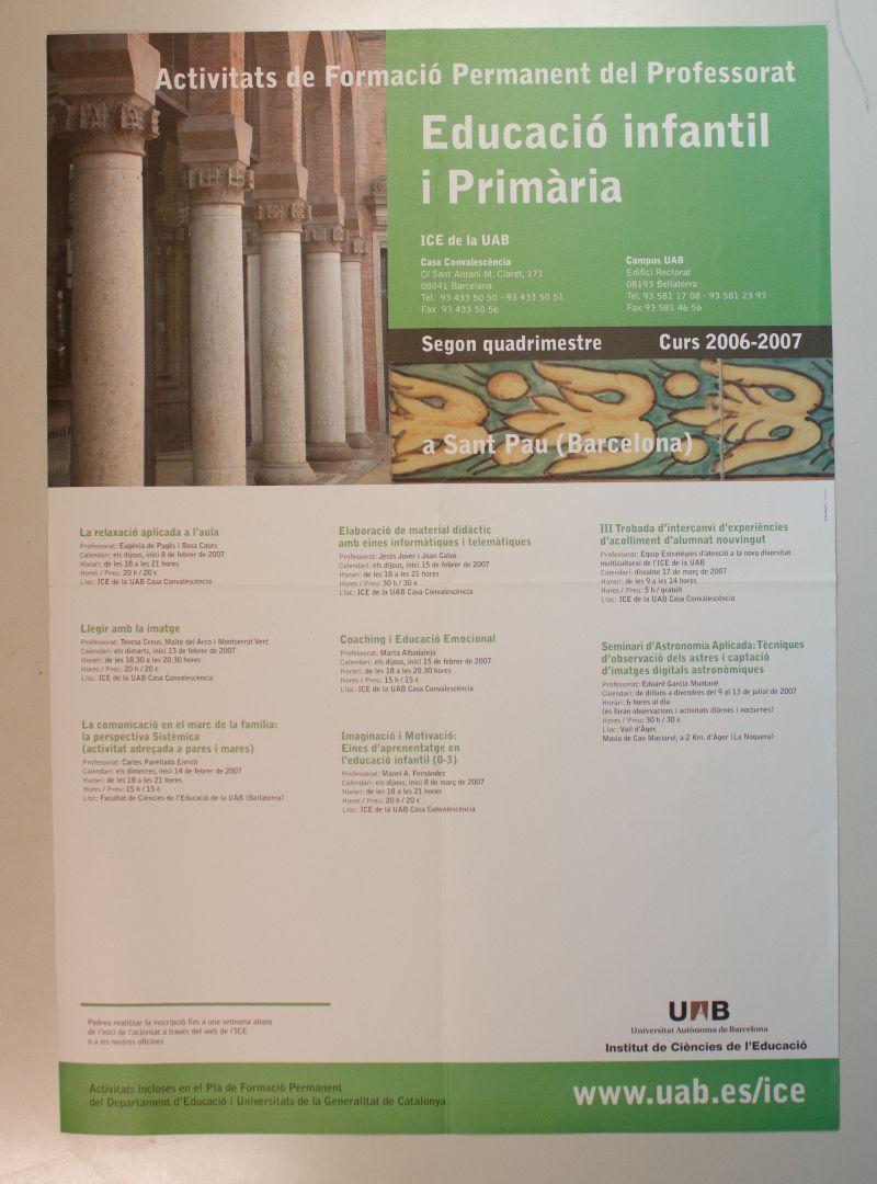 Amplía la imagen  Actividades de Formación Permanente del Profesorado, Educación Infantil y Primaria.