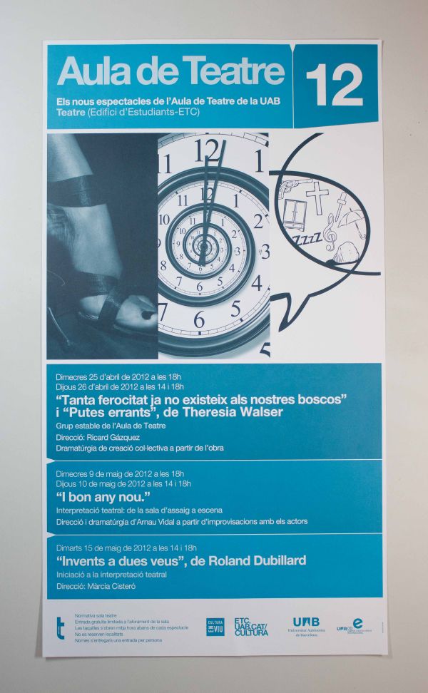 Amplía la imagen Aula de teatro 12. Los nuevos espectáculos del aula de teatro de la UAB.