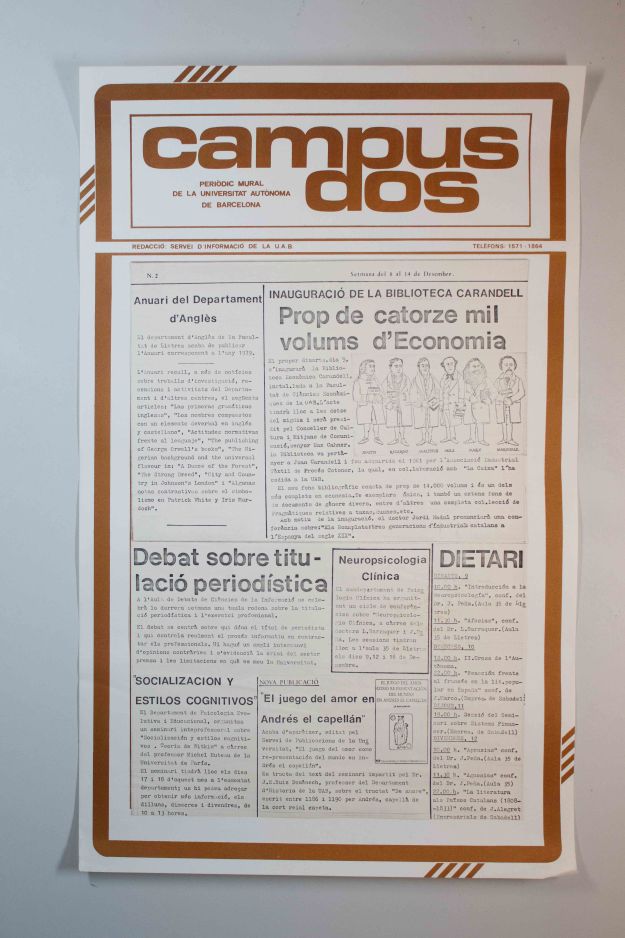 Amplía la imagen Campus dos. Periòdic mural UAB