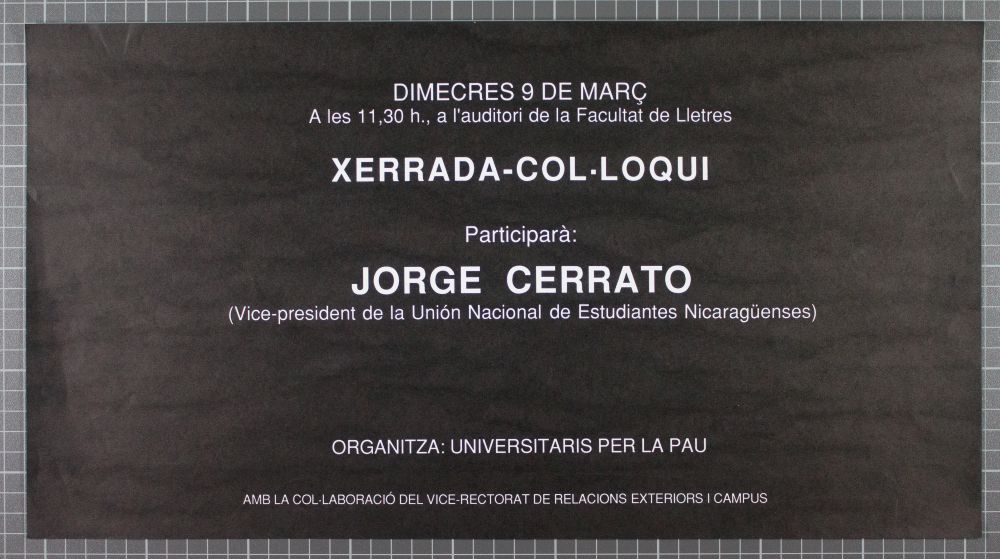 Amplía la imagen  Charla Coloquio Jorge Cerrato