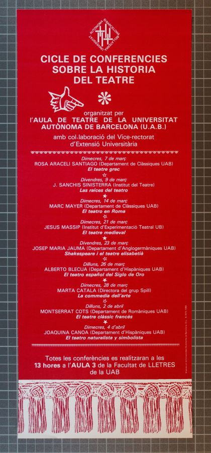 Amplía la imagen Ciclo de conferencias sobre la historia del teatro