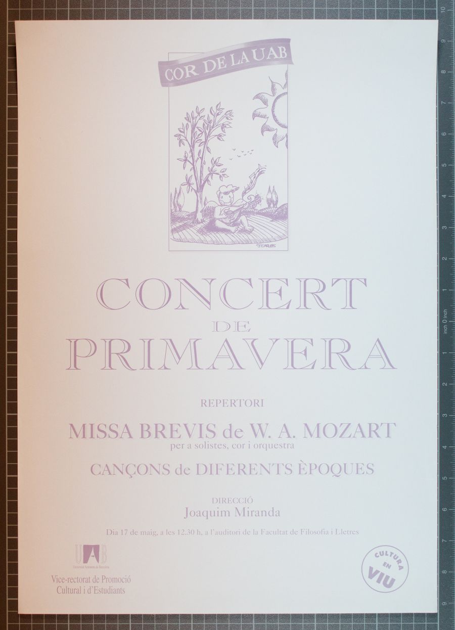 Amplía la imagen  Concierto de primavera a cargo del corazón de la UAB