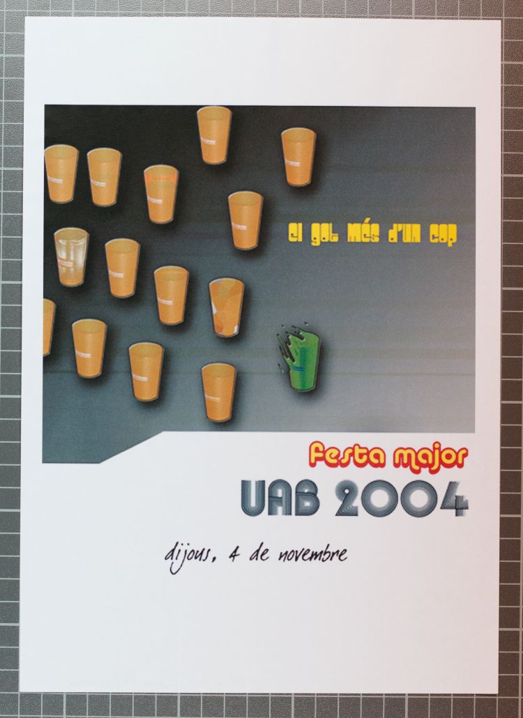 Amplía la imagen Concurso de Carteles Fiesta Mayor UAB 2004