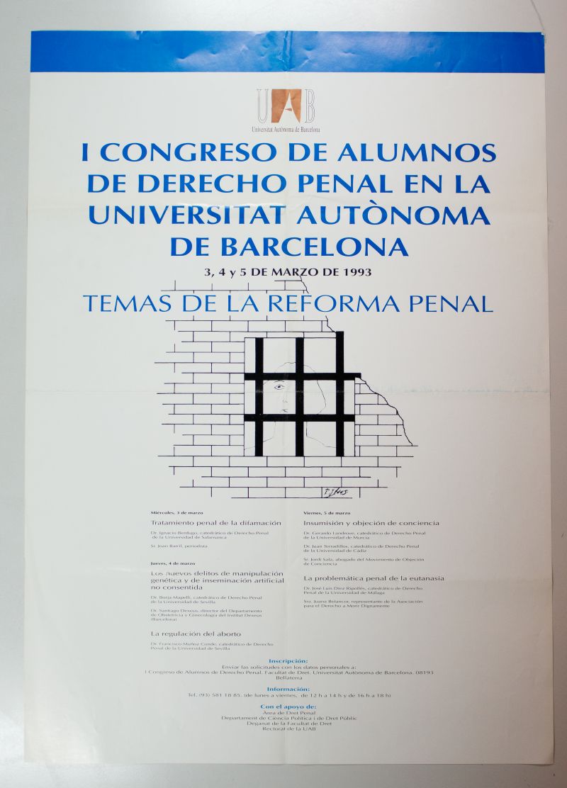 Amplía la imagen I Congreso de alumnos de Derecho Penal en la UAB