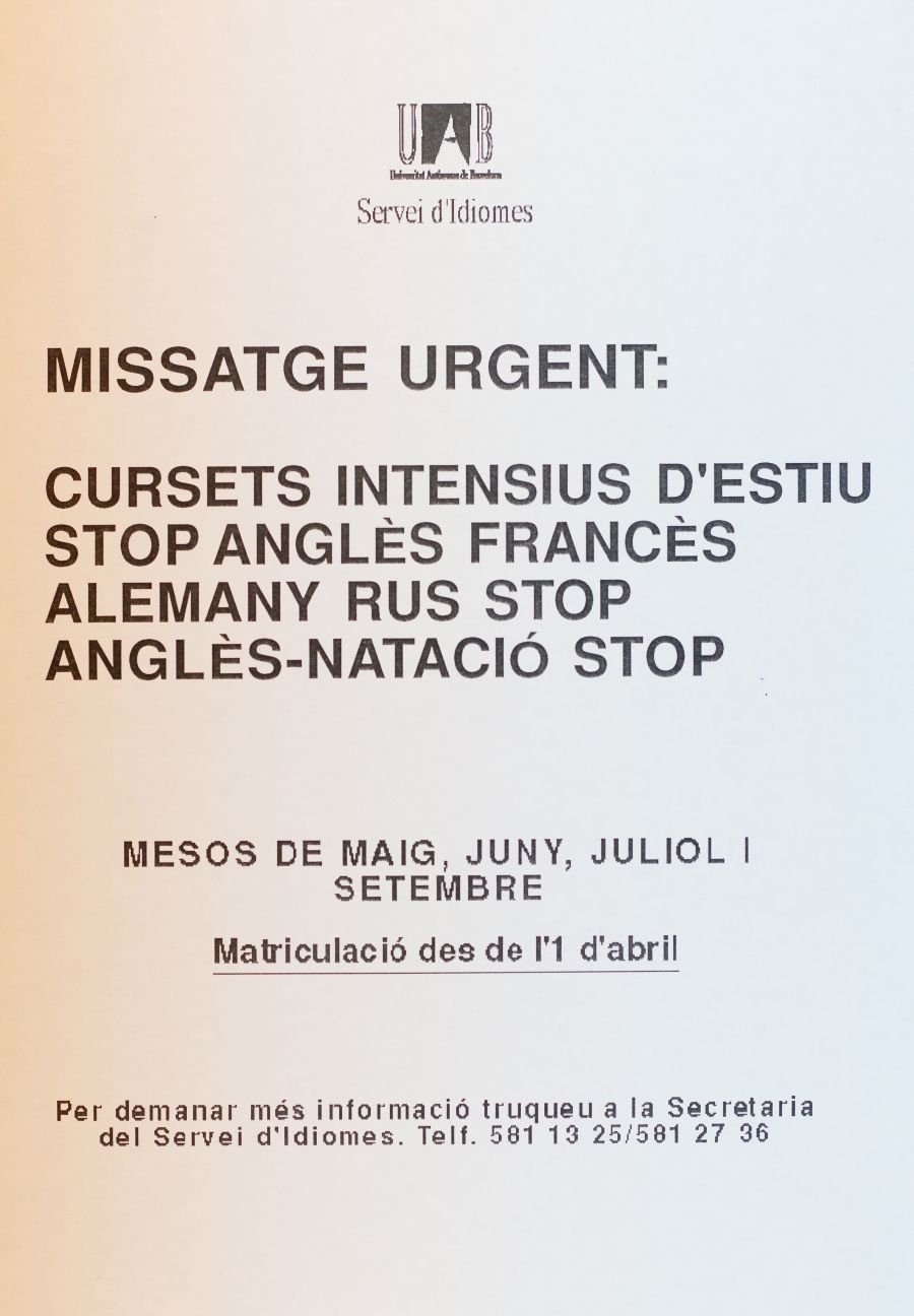 Amplía la imagen Cursos intensivos del servicio de idiomas