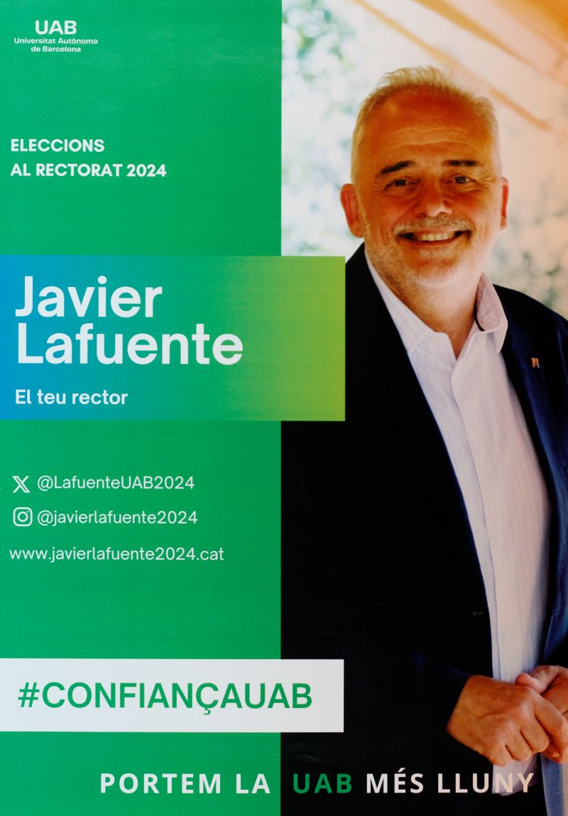 Amplía la imagen Elecciones al Rectorado 2024 Equipo de candidatura Javier Lafuente 