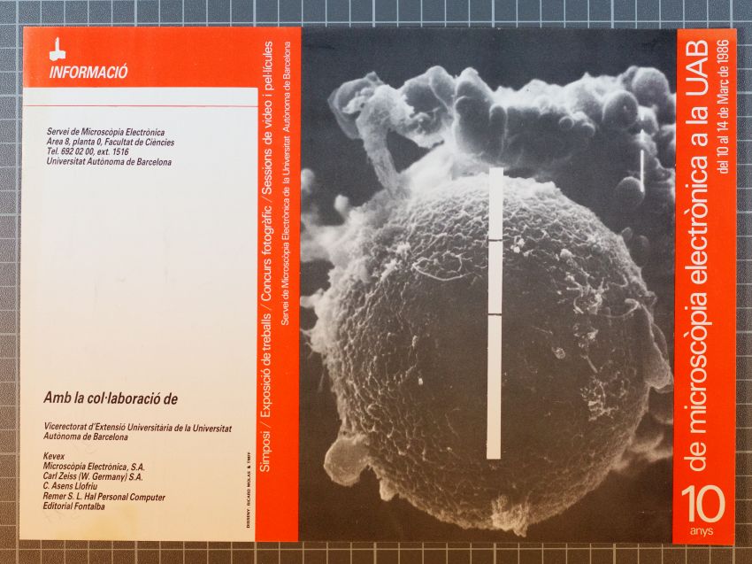 Amplía la imagen Exposición del Servicio de Microscopia de la UAB. Intimidades de la materia. Vestíbulo de la Sala teatro UAB