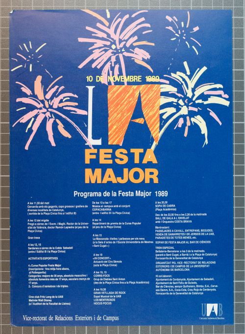 Amplía la imagen Fiesta Mayor 1989 