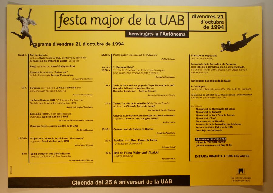 Amplía la imagen Fiesta mayor de la UAB 1994 