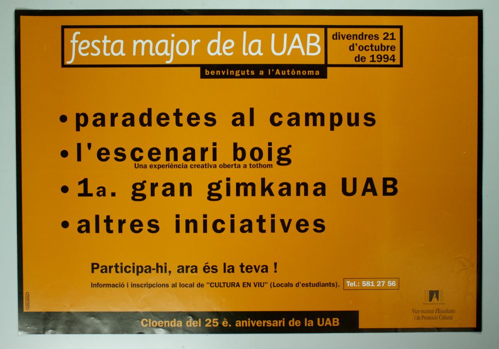 Amplía la imagen Fiesta Mayor de la UAB 1994