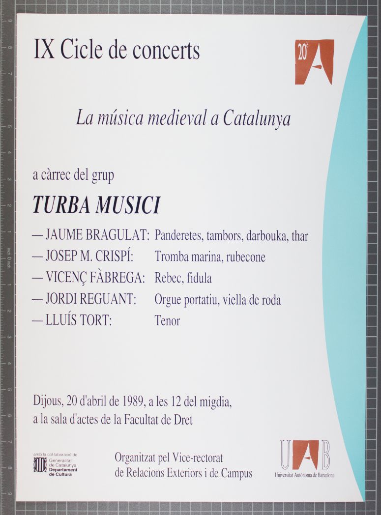 Amplía la imagen  IX ciclo de conciertos. La música medieval en Cataluña