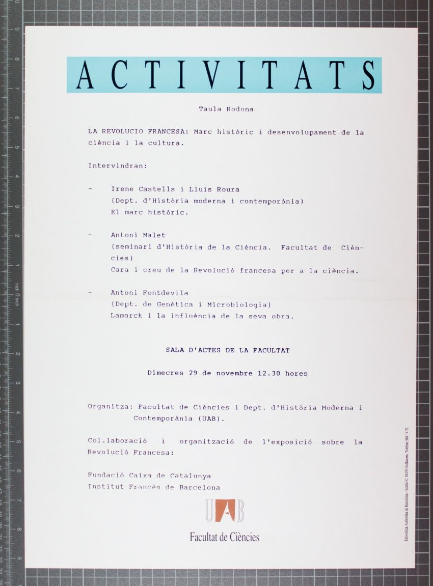 Amplía la imagen  Mesa redonda. La revolución francesa