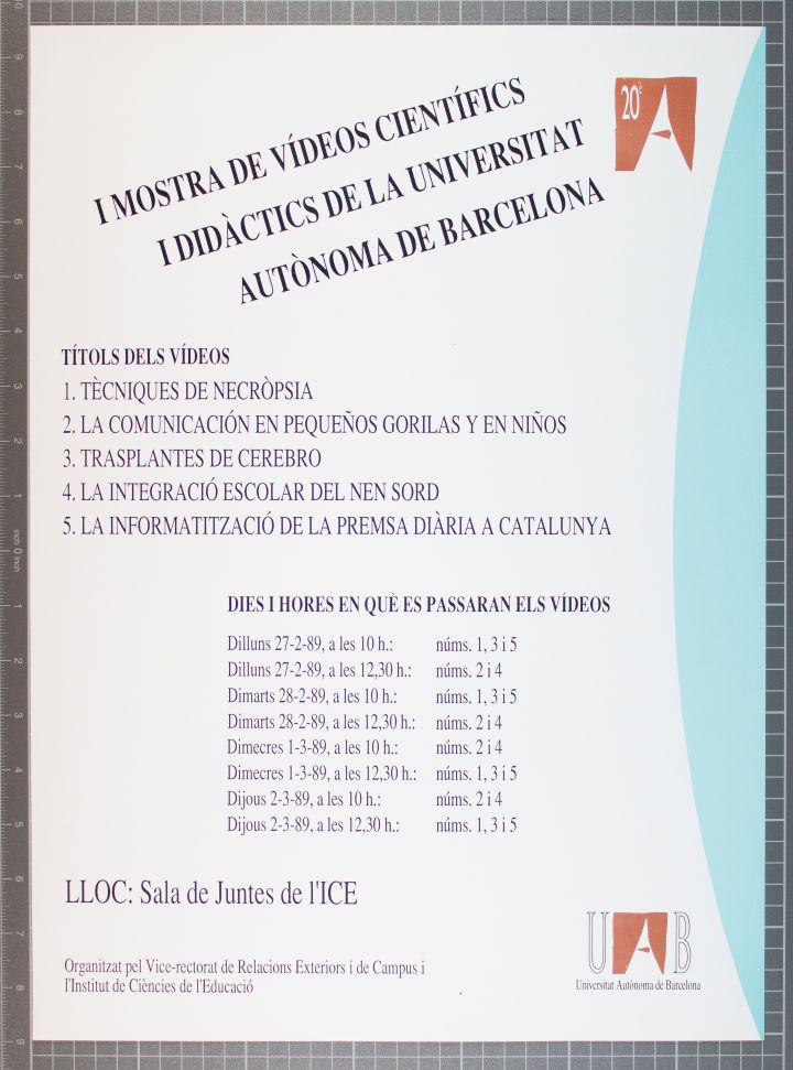 Amplía la imagen I muestra de videos científicos y didácticos de la UAB