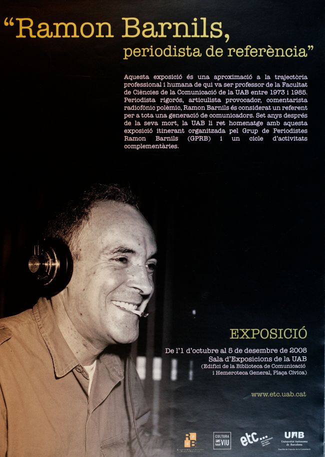 Amplía la imagen Ramon Barnils periodista de referencia