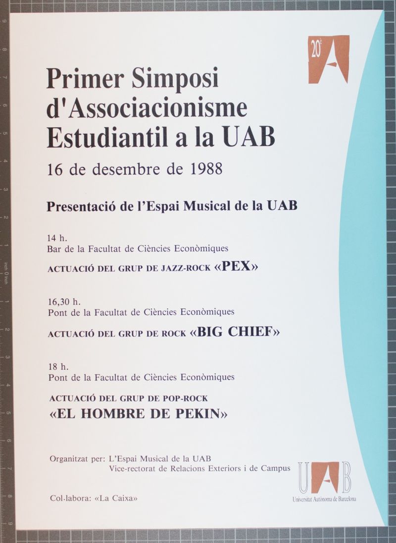 Amplía la imagen  Primer simposio de asociacionismo estudiantil a la UAB