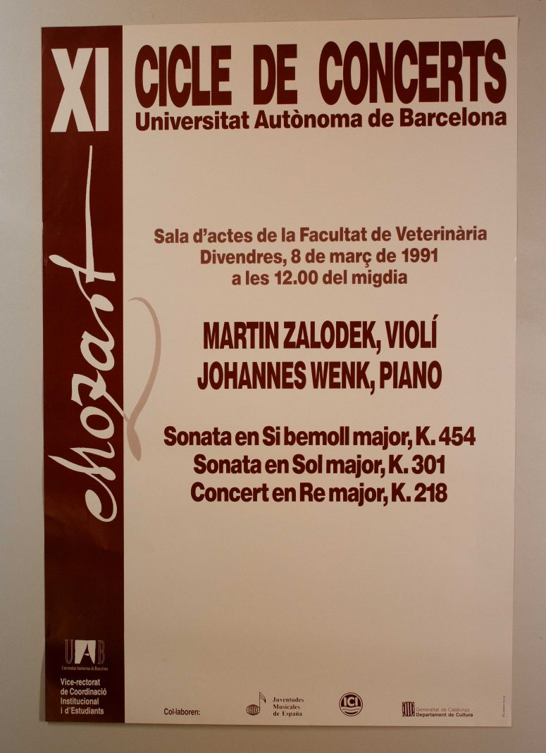 Amplía la imagen XI ciclo de conciertos. Mozart