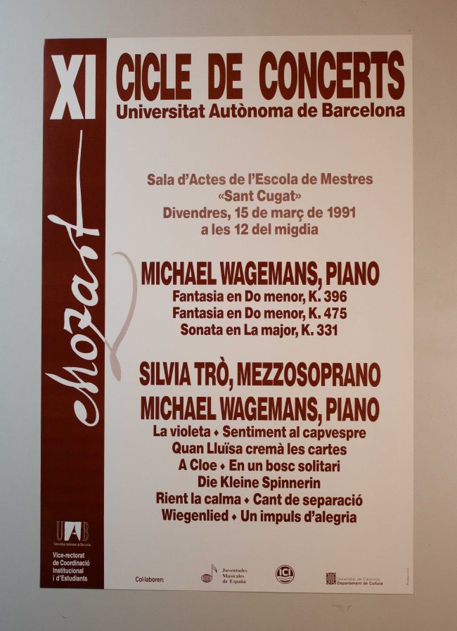 Amplía la imagen  XI ciclo de conciertos. Mozart