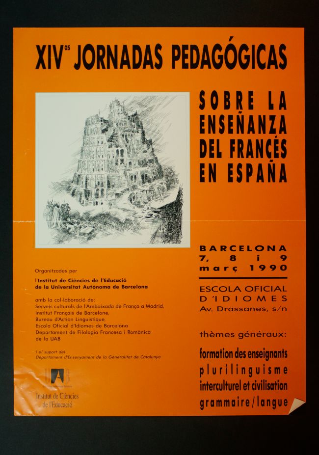 Amplía la imagen XIV Jornadas pedagógicas sobre la enseñanza del frances en España