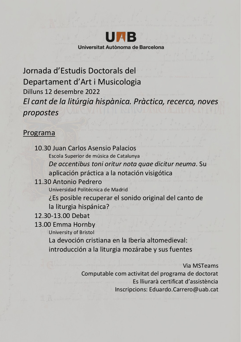 Jornadas doctorales liturgia