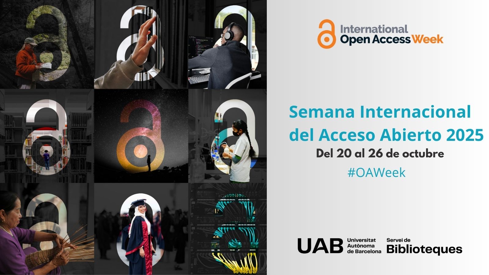 Cartel promocional de la Semana del Acceso Abierto 2025
