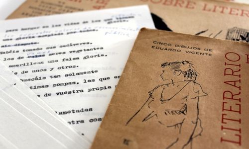 Documentos y anotaciones de Ricardo Orozco.