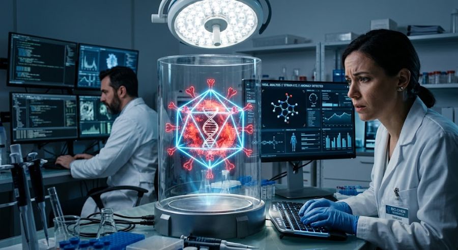 científicos en laboratorio