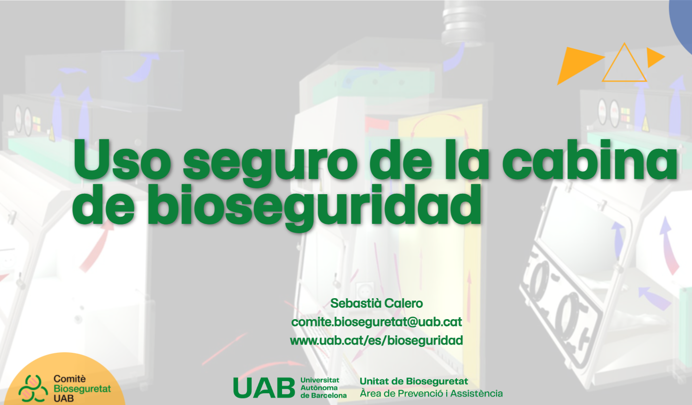 portada curso la cabina de bioseguridad