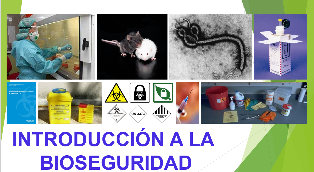 portada curso Introducción a la bioseguridad