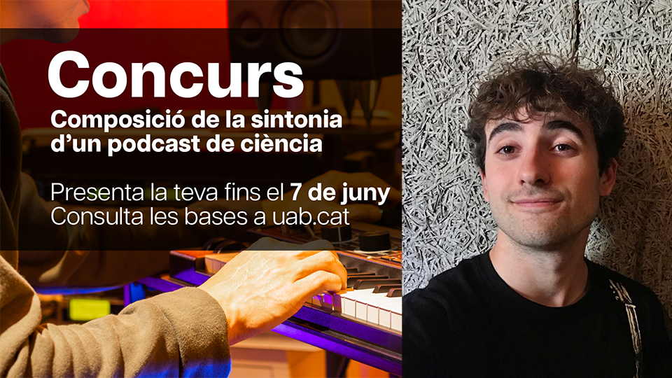 cartel del concurso y el ganador, Pau Amblàs
