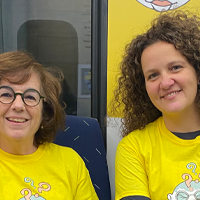 Amplía la imagen Susanna Subirà y Estel Gelabert en el asiento de la experta