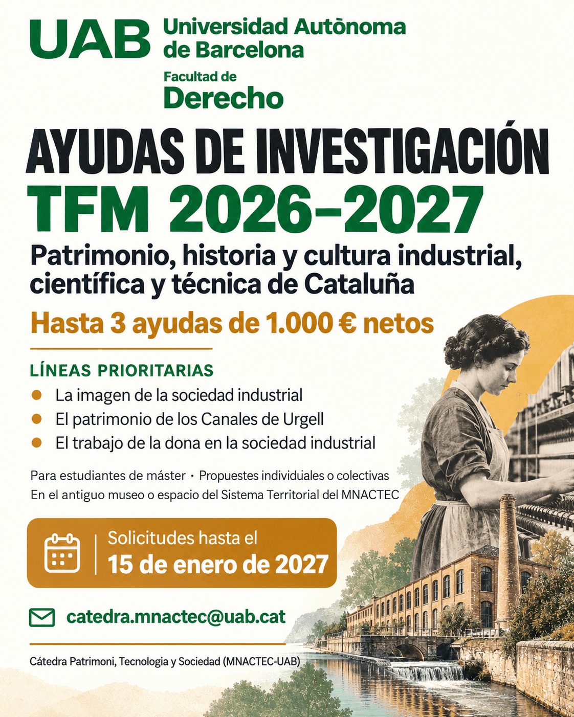 Ayudass de recerca TFM 2026-2027