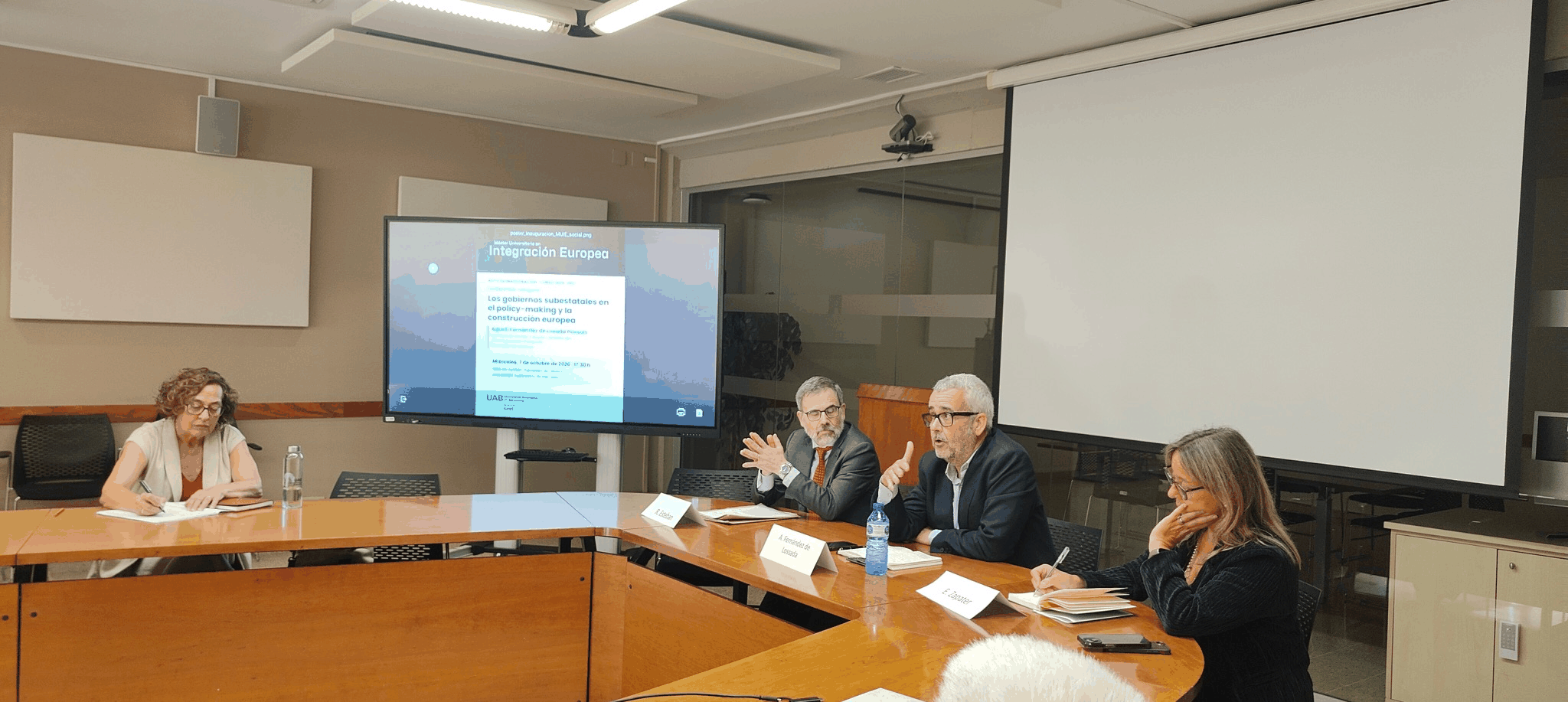 Conferencia sobre el papel de los gobiernos subestatales en la construcción europea.