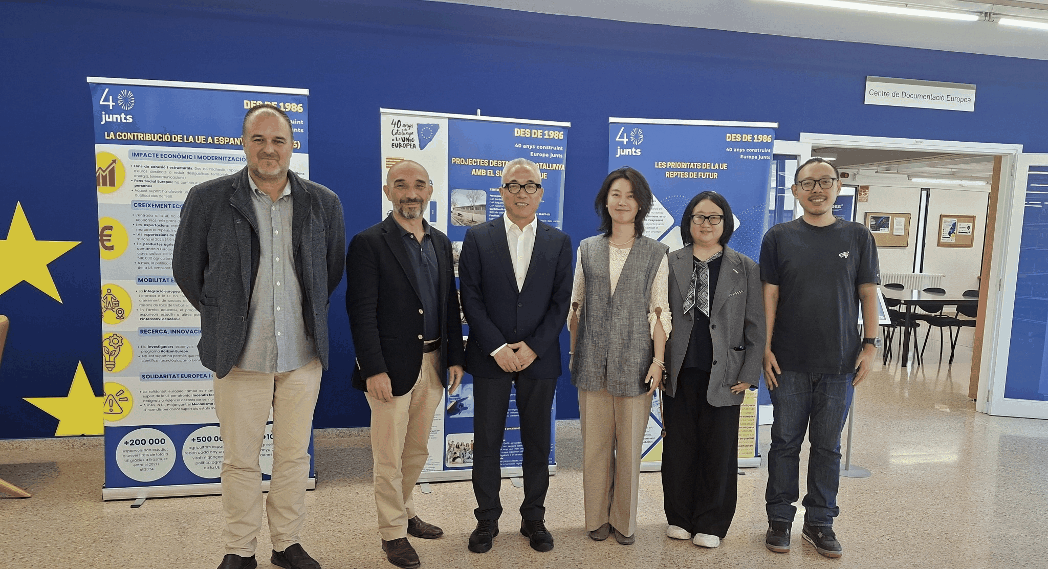 Delegació del China Copyright Protection Center a la Facultat de Dret
