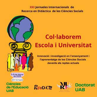  Póster de las XXI Jornadas Internacionales de Investigación en Didáctica de las Ciencias Sociales