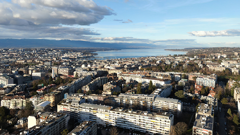 Vista de Ginebra (Suiza)