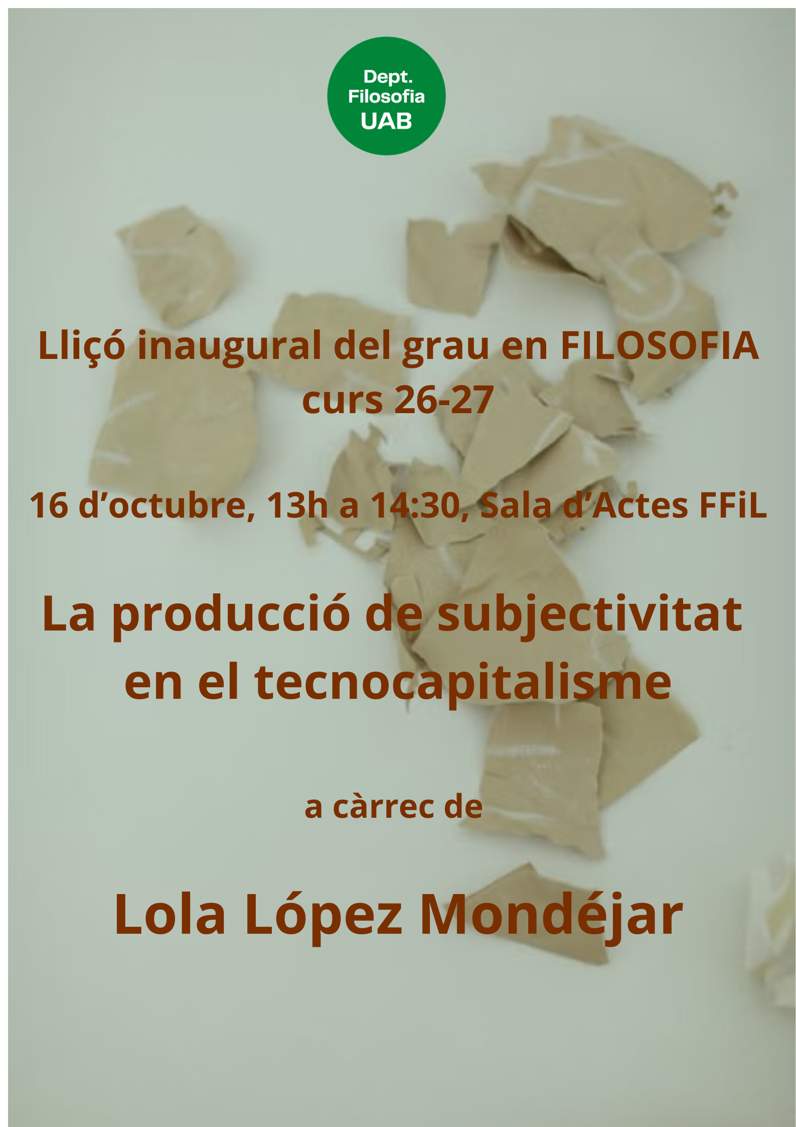 Lección inaugural 26-27