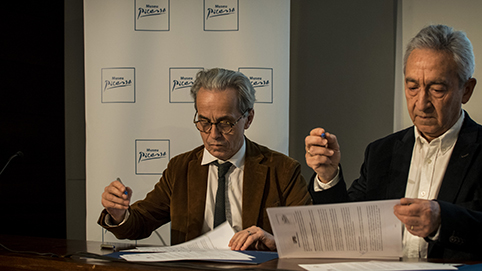 Signatura de conveni entre la Universitat Autònoma de Barcelona i el Museu Picasso