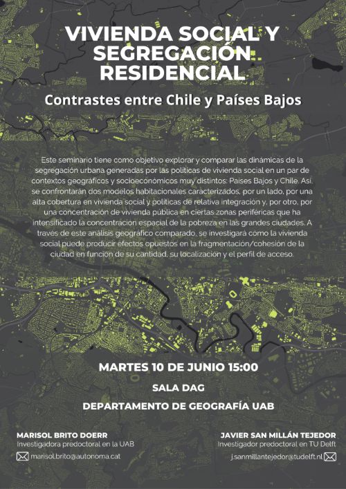 Seminario GURB Vivienda Social y Segregación Residencial