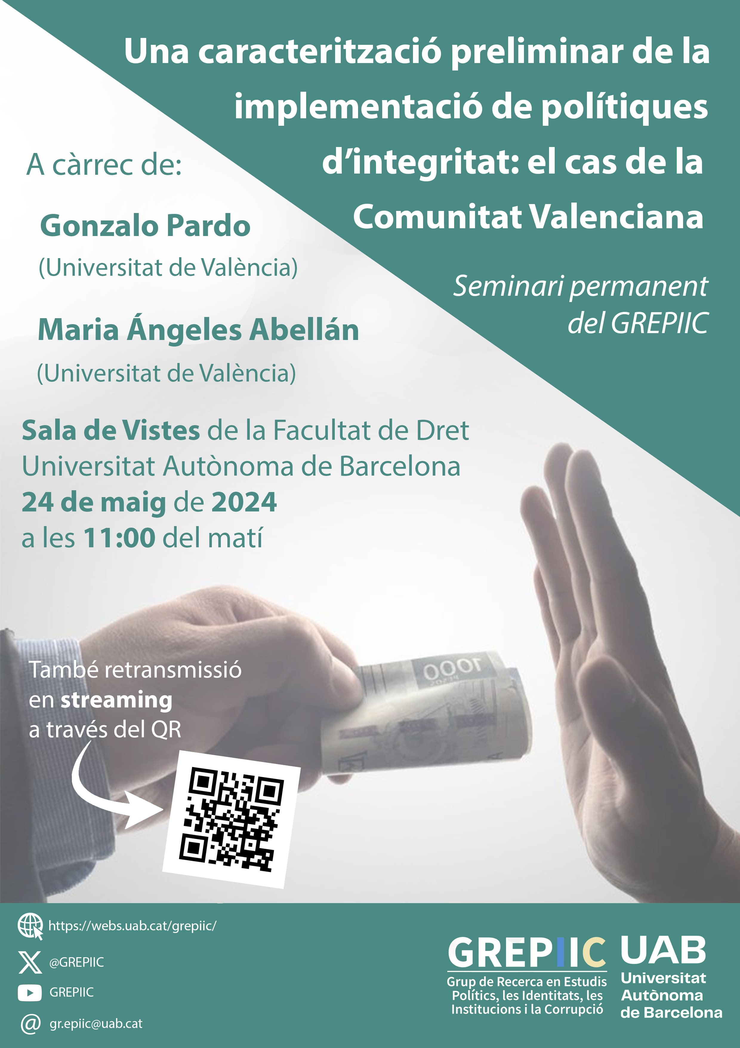 Una caracterització preliminar de la implementació de polítiques d'integritat