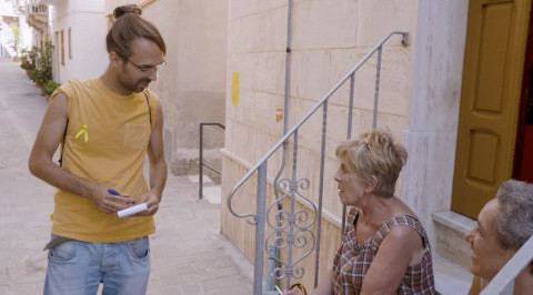 Adrià Mor entrevista en Cerdeña