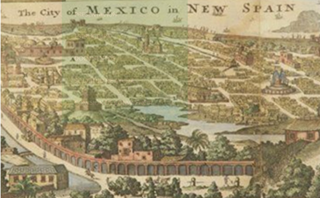 Mapa antiguo de la Ciudad de México