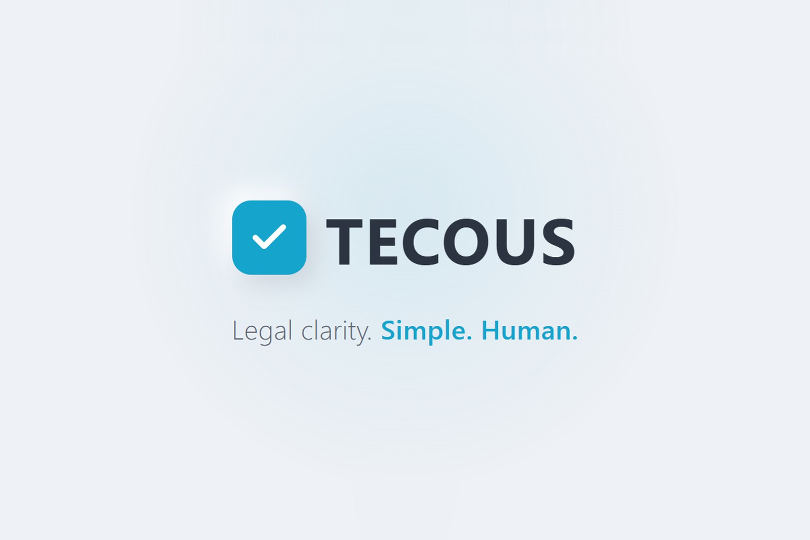 Logotipo de TECOUS, Legal Design Software