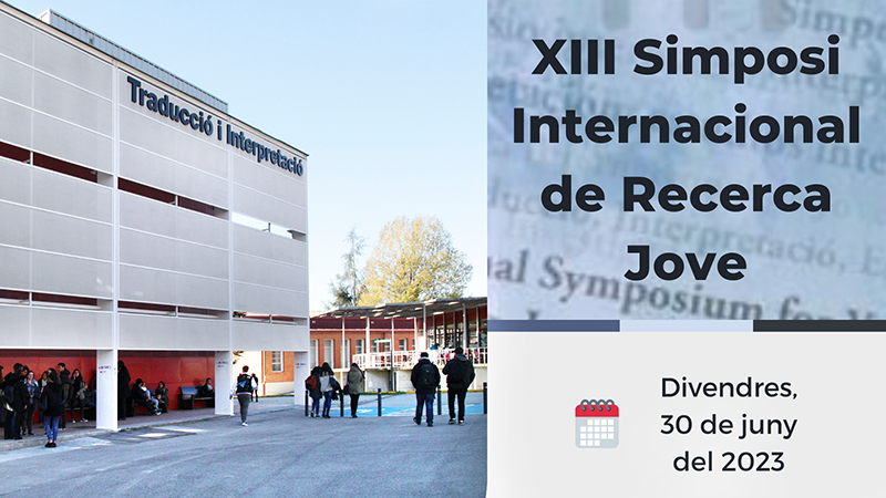 Simposi Internacional de Recerca Jove en Traducció, Interpretació, Estudis Interculturals i Estudis de l¿Àsia Oriental