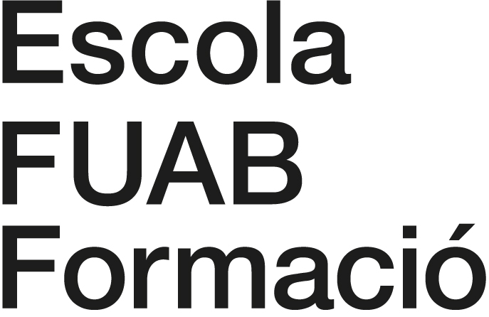Logotip Escola FUAB Formació - 1 tinta - 3 línies