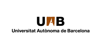 Logotip oorporatiu de la UAB a una línia versió en color
