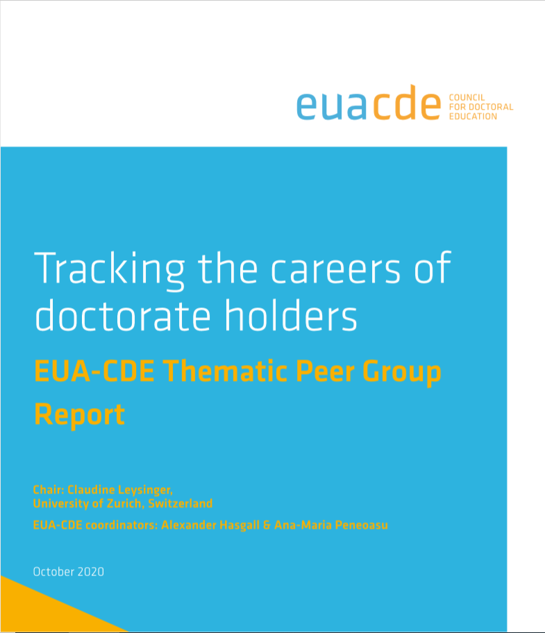 Tracking careers of doctorate holders